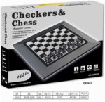 Επιτραπέζιο παιχνίδι 2in1 μαγνητικό - Σκάκι & Checkers - QX8618 - 232550 - Image 2