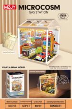 Μαγαζάκι βενζινάδικο mini με αρκουδάκι - 6943 - 233419 - Image 2