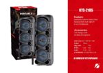 Φορητό ηχείο subwoofer με μικρόφωνο Karaoke - 8" - KTS-2185 - 721858 - Image 2