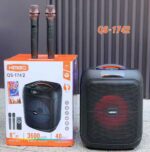 Φορητό ηχείο subwoofer με 2 μικρόφωνα Karaoke - QS-1742 - 260417 - Image 2