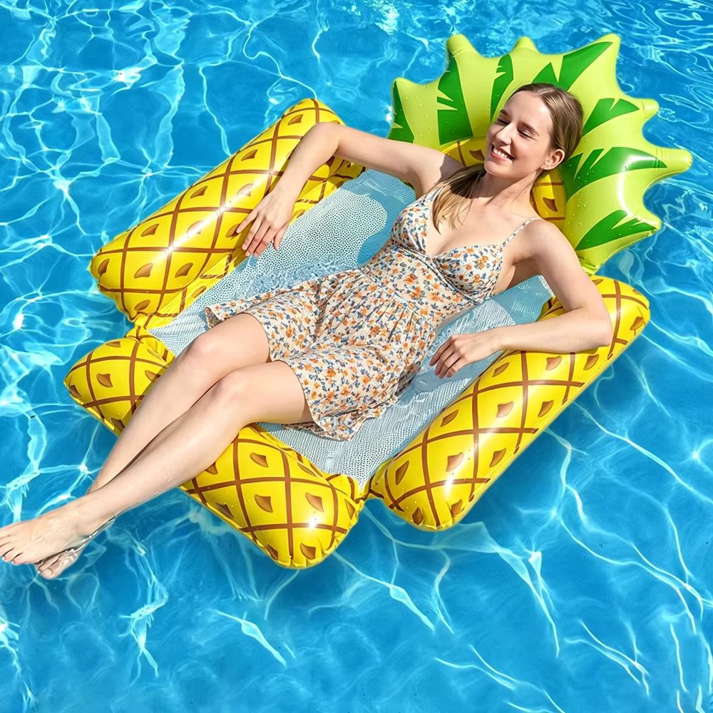 fuskoto-ananas Φουσκωτό Στρώμα-Αιώρα Πισίνας Ανανάς: Η No1 Επιλογή για το Καλοκαίρι - Image 1