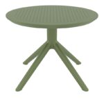 SKY OLIVE GREEN MINI Φ60X45εκ. ΤΡΑΠΕΖΙ ΠΟΛ/ΝΙΟΥ