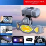Φακός κεφαλής LED με ηλιακό πάνελ -  T67CS - 051212 - Image 3