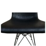 Καρέκλα Τραπεζαρίας ArteLibre SELVA Vintage Μαύρο PU/Μέταλλο 43x57x81cm - 1 τεμ. - Image 6