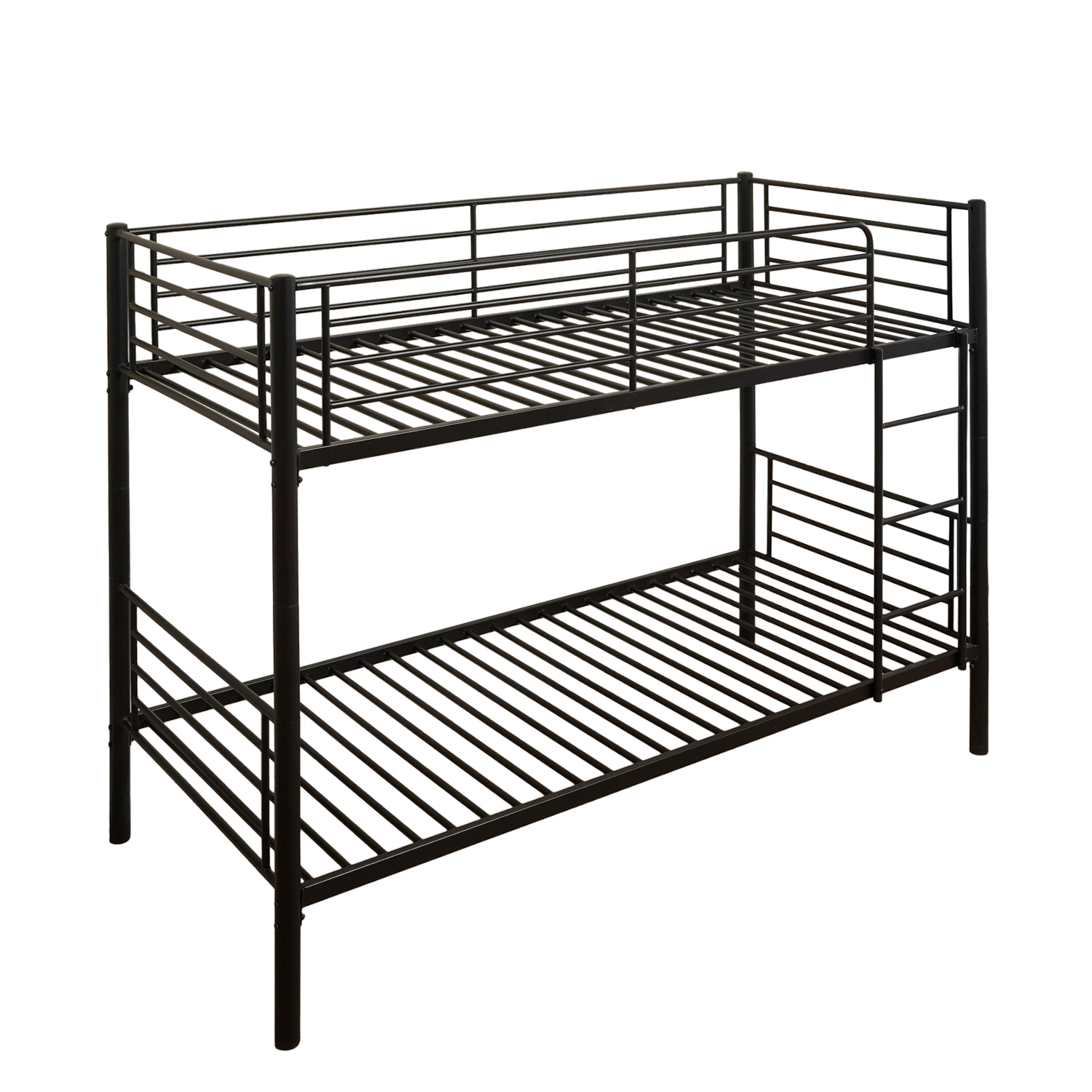 14920009-5 Κουκέτα ArteLibre NICKY Μαύρο Μέταλλο 210x97.5x151cm (Στρώματα 90x200cm) - 1 τεμ. - Image 1