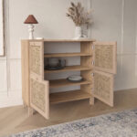 Κονσόλα ArteLibre AESIR Φυσικό Μοριοσανίδα/Rattan 90x35x85.2cm - 1 τεμ. - Image 3