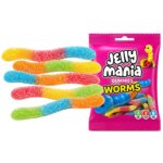 Ζελίνια Jake Sour Worms Σακ=100g Jake SA - 18 τεμ.