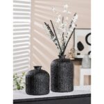 Βάζο ArteLibre Μαύρο Κεραμικό Φ15x23cm - 1 τεμ. - Image 3