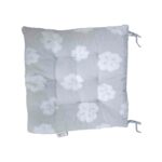 Μαξιλάρι καρέκλας γούνινο - 40x40cm - 571526 - Grey