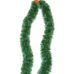 Σκούρα πράσινη γιρλάντα με άσπρα tips 250cm [00000393] - 6 τεμ.