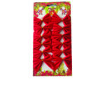 Σετ 12 φιόγκοι κόκκινοι 5,5x 5 cm [00001726] - 6 τεμ.