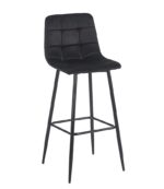 NORA BLACK VELVET ΥΦΑΣΜΑ 75εκ. ΣΚΑΜΠΟ ΜΕΤΑΛΛΙΚΟ 45X42X75-110εκ.