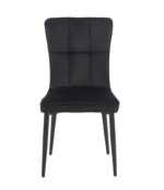 SELIN BLACK VELVET ΥΦΑΣΜΑ ΚΑΡΕΚΛΑ ΜΕΤΑΛΛΙΚΗ 46X54X91εκ. - Image 2
