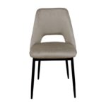 MADISON CAPPUCCINO VELVET ΥΦΑΣΜΑ ΚΑΡΕΚΛΑ ΜΕΤΑΛΛΙΚΗ 45X54X83εκ. - Image 2