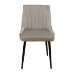 MEGAN CAPPUCCINO VELVET ΥΦΑΣΜΑ ΚΑΡΕΚΛΑ ΜΕΤΑΛΛΙΚΗ 51(56)Χ58Χ88εκ. - Image 2