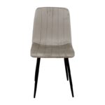 DORA CAPPUCCINO VELVET ΥΦΑΣΜΑ ΚΑΡΕΚΛΑ ΜΕΤΑΛΛΙΚΗ 45X53X86εκ. - Image 2