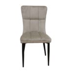 SELIN CAPPUCCINO VELVET ΥΦΑΣΜΑ ΚΑΡΕΚΛΑ ΜΕΤΑΛΛΙΚΗ 46X54X91εκ. - Image 2