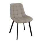 MIRA CAPPUCCINO VELVET ΥΦΑΣΜΑ ΚΑΡΕΚΛΑ ΜΕΤΑΛΛΙΚΗ 53X59X86εκ.