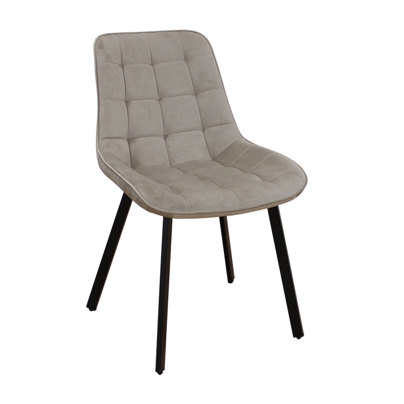 0014324 MIRA CAPPUCCINO VELVET ΥΦΑΣΜΑ ΚΑΡΕΚΛΑ ΜΕΤΑΛΛΙΚΗ 53X59X84εκ. - Image 1