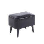 SAMI BLACK PU ΣΚΑΜΠΟ 40X30X34εκ.