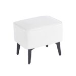 SAMI WHITE PU ΣΚΑΜΠΟ 40X30X34εκ.
