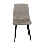 EVA CAPPUCCINO VELVET ΥΦΑΣΜΑ ΚΑΡΕΚΛΑ ΜΕΤΑΛΛΙΚΗ 43X55X90εκ. - Image 2