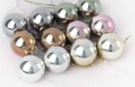 Σετ Χριστουγεννιάτικες μπάλες - 8cm - 12pcs - 326048 - Silver - Image 2