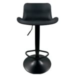 Σκαμπό Bar ArteLibre QUERIDA Μαύρο PP/Μέταλλο 44x45x58/81-79/102cm - 1 τεμ. - Image 2