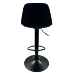 Σκαμπό Bar ArteLibre AMADA Μαύρο PP/Μέταλλο 41x40x79-89cm - 1 τεμ. - Image 4