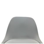 Σκαμπό Bar ArteLibre AMADA Λευκό/Χρώμιο PP/Μέταλλο 41x40x79-89cm - 1 τεμ. - Image 7