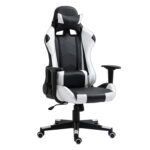 Καρέκλα Γραφείου ArteLibre Gaming NAVAN Λευκό/Μαύρο PVC 68x53x122-131cm - 1 τεμ.