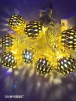 Χριστουγεννιάτικα φώτα μπάλες - 20LED - Warm White - 210252 - Image 2