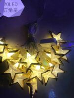 Χριστουγεννιάτικα φώτα - Stars - 20Led - Warm White - 210245 - Image 2