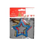 Σετ Χριστουγεννιάτικα στολίδια - 8.5*8.5cm - Σετ 12 πακέτα των 3 τεμαχίων - 230423