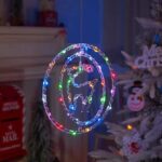 Χριστουγεννιάτικο φωτεινό διακοσμητικό 3D LED κρεμαστό - Ελάφι - 2pcs - 272311 - RGB - Image 2