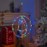 Χριστουγεννιάτικο φωτεινό διακοσμητικό 3D LED κρεμαστό - Καμπάνα - 2pcs - 272312 - RGB - Image 2