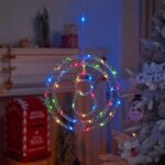 Χριστουγεννιάτικο φωτεινό διακοσμητικό 3D LED κρεμαστό - Xιονάνθρωπος - 2pcs - 272313 - RGB - Image 2