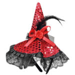 Στέκα Καπέλο Μάγισσας με Πούλιες 26x20cm Carnavalista 232473 - 1 τεμ. - Image 2