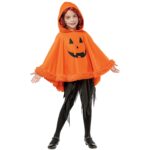Στολή Παιδικη Πόντσο Κολοκύθα Halloween  Carnavalista 232541 - 1 τεμ.