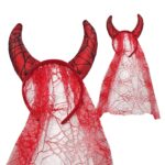 Στέκα Devil με Κέρατα & Πέπλο  Carnavalista 232556 - 1 τεμ.