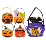 Καλάθι Τσόχινο Halloween 17x15x8cm Carnavalista 232657 - 1 τεμ.