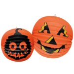 Κάλυμμα Φωτιστικού Χάρτινη Μπάλα Halloween ø24cm Carnavalista 232665 - 10 τεμ.