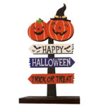 Διακοσμητικό Halloween Ξύλινο Επιτραπέζιο 15x8cm Carnavalista 232680 - 1 τεμ. - Image 2