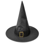 Καπέλο Μάγισσας με Χρυσή Κορδέλα 38x35cm Carnavalista 232766 - 1 τεμ.