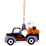 Στολίδι Ξύλινο Halloween 11x7cm Carnavalista 232836 - 12 τεμ. - Image 2