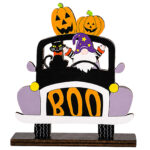 Επιτραπέζιο Ξύλινο Διακοσμητικό Halloween 11x9cm Carnavalista 232837 - 12 τεμ. - Image 2