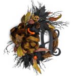 Στεφάνι Halloween με Διακόσμηση 45x ø30cm Carnavalista 232848 - 1 τεμ.