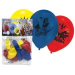 Σετ 6 Μπαλόνια Avengers 22,8 cm 9" Carnavalista 232907 - 1 τεμ.