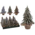 Δεντράκι Με Glitter Σε Τσουβαλάκι Πλαστικό 15x15x28cm Σε 3 Χρώματα - 1 τεμ.