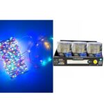 300 MicroLED Εσωτ. & Εξωτ. Χώρου Με 8 Προγράμματα Και Μετασχηματιστή Πολύχρωμο Φως Διάφανο Καλώδιο Μη Επεκτεινόμενο IP44 - 1 τεμ.